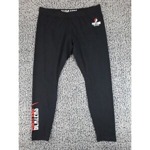 Nike Portland Trail Blazers Leggings Womens XXLarge Black NBA Athletic Tights